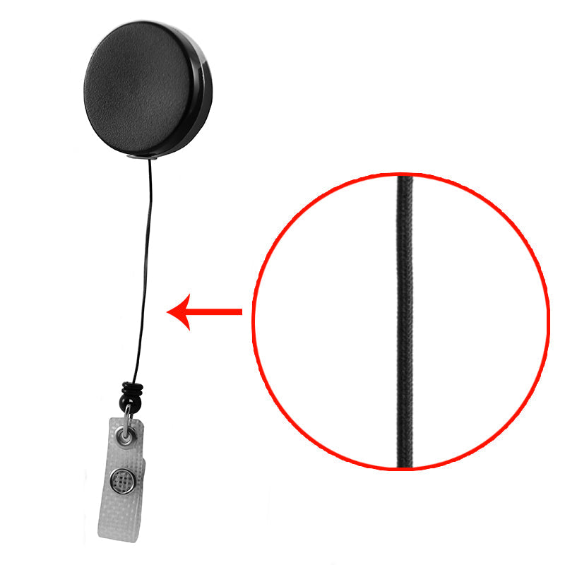 RETRACTABLE KEY RING WITH NYLON CORD