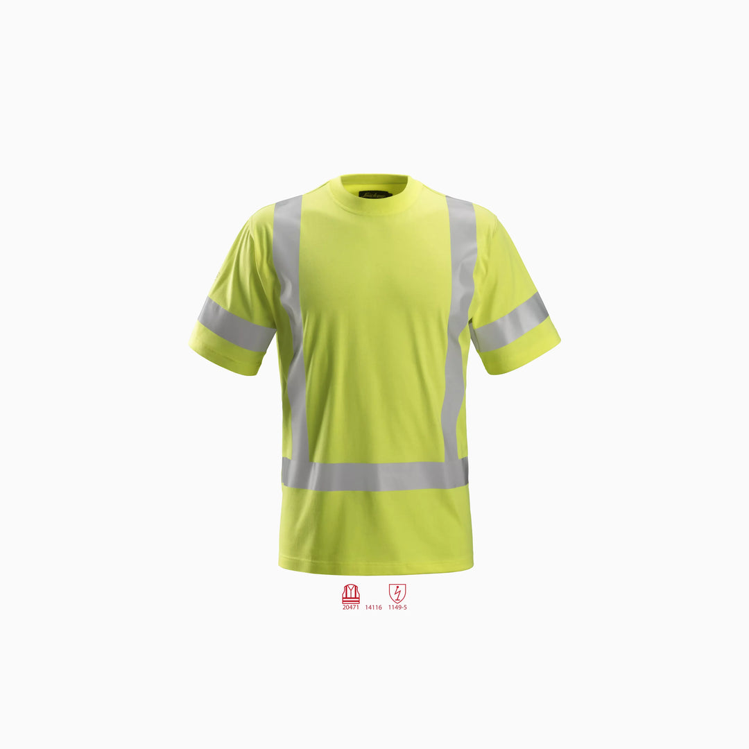 ProtecWork, Short Sleeve T-Shirt, High-Vis Class 3