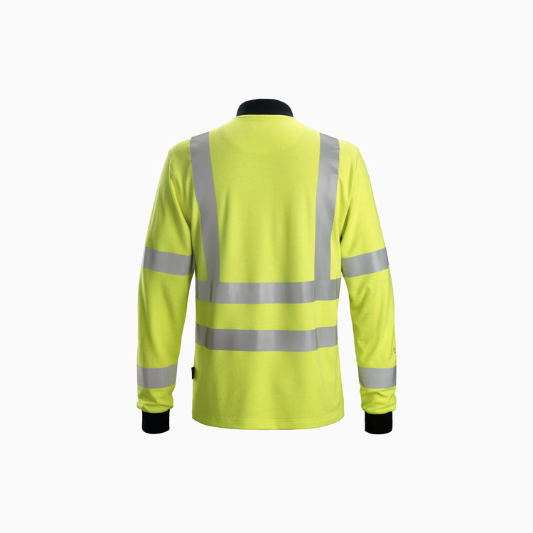 Long Sleeve Polo Shirt, High-Vis Class 3