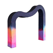 3D Wave Shaped Arch Backdrop