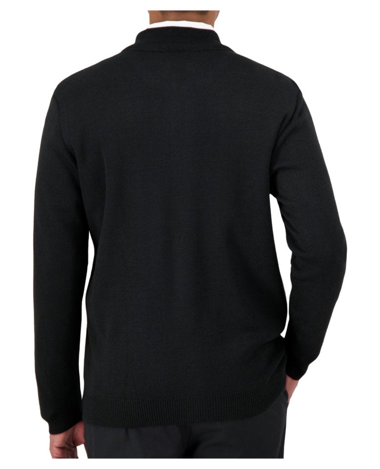 MOCKNECK FULL ZIP CARDIGAN