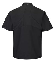RED KAP® CHEF DESIGNS® SHORT SLEEVE COOK SHIRT WITH OILBLOK + MIMIX™. 502X - Special Order - Feature Item