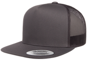 F06006 - YP Classics 5 Panel Flat Peak Snap Back Trucker Cap