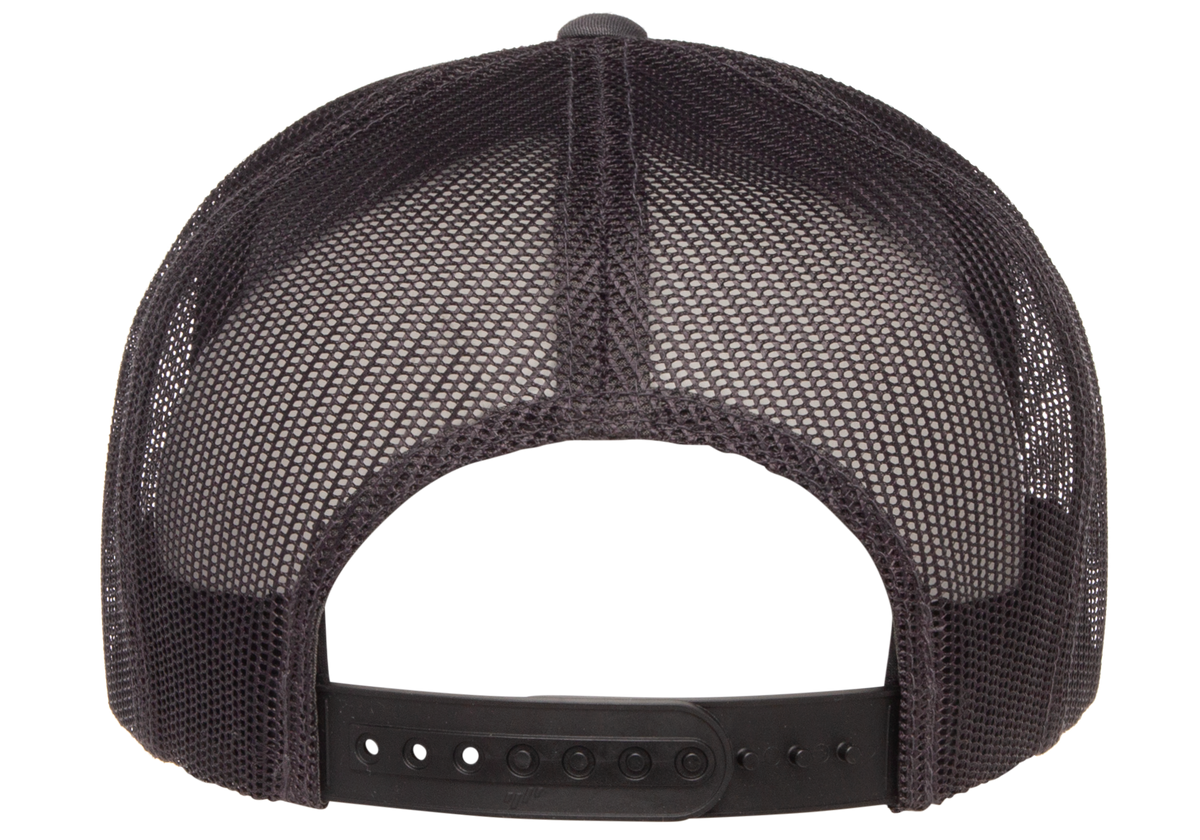F06006 - YP Classics 5 Panel Flat Peak Snap Back Trucker Cap