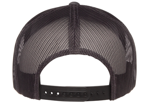 F06006 - YP Classics 5 Panel Flat Peak Snap Back Trucker Cap