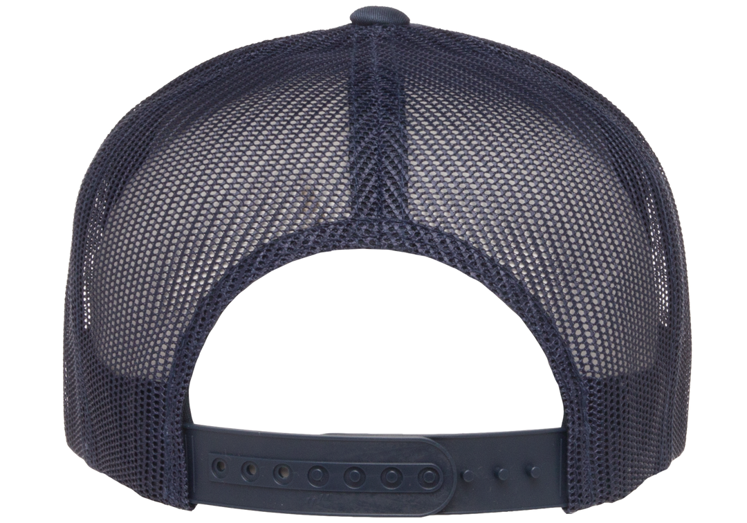F06006 - YP Classics 5 Panel Flat Peak Snap Back Trucker Cap