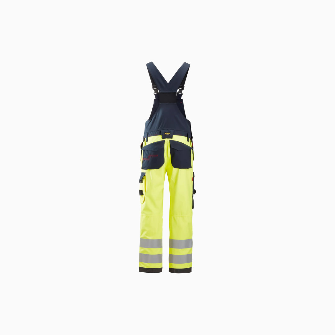 ProtecWork, Bib &amp; Brace Trousers, High-Vis Class 2