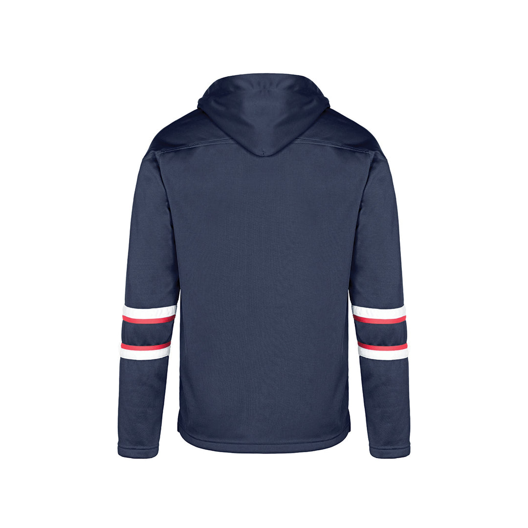 L0617Y - Dangle - Youth Pullover Hockey Lace Hooded Sweatshirt