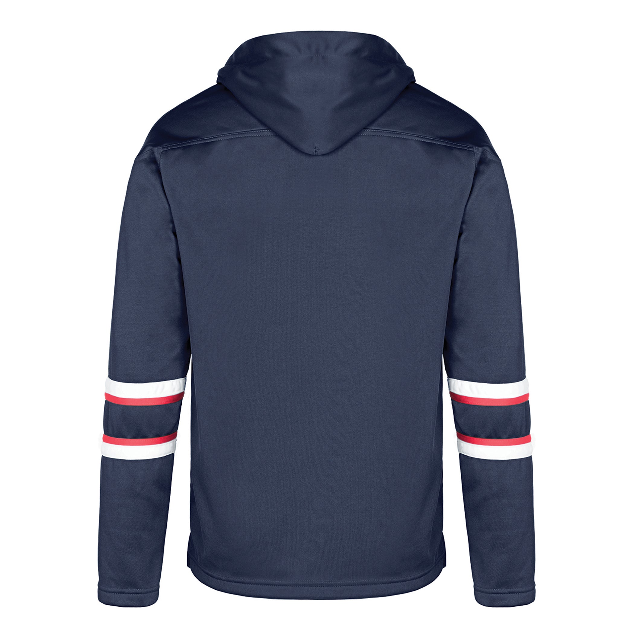 L00617 - Dangle - Adult Pullover Hockey Lace Hooded Sweatshirt