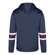 L00617 - Dangle - Adult Pullover Hockey Lace Hooded Sweatshirt