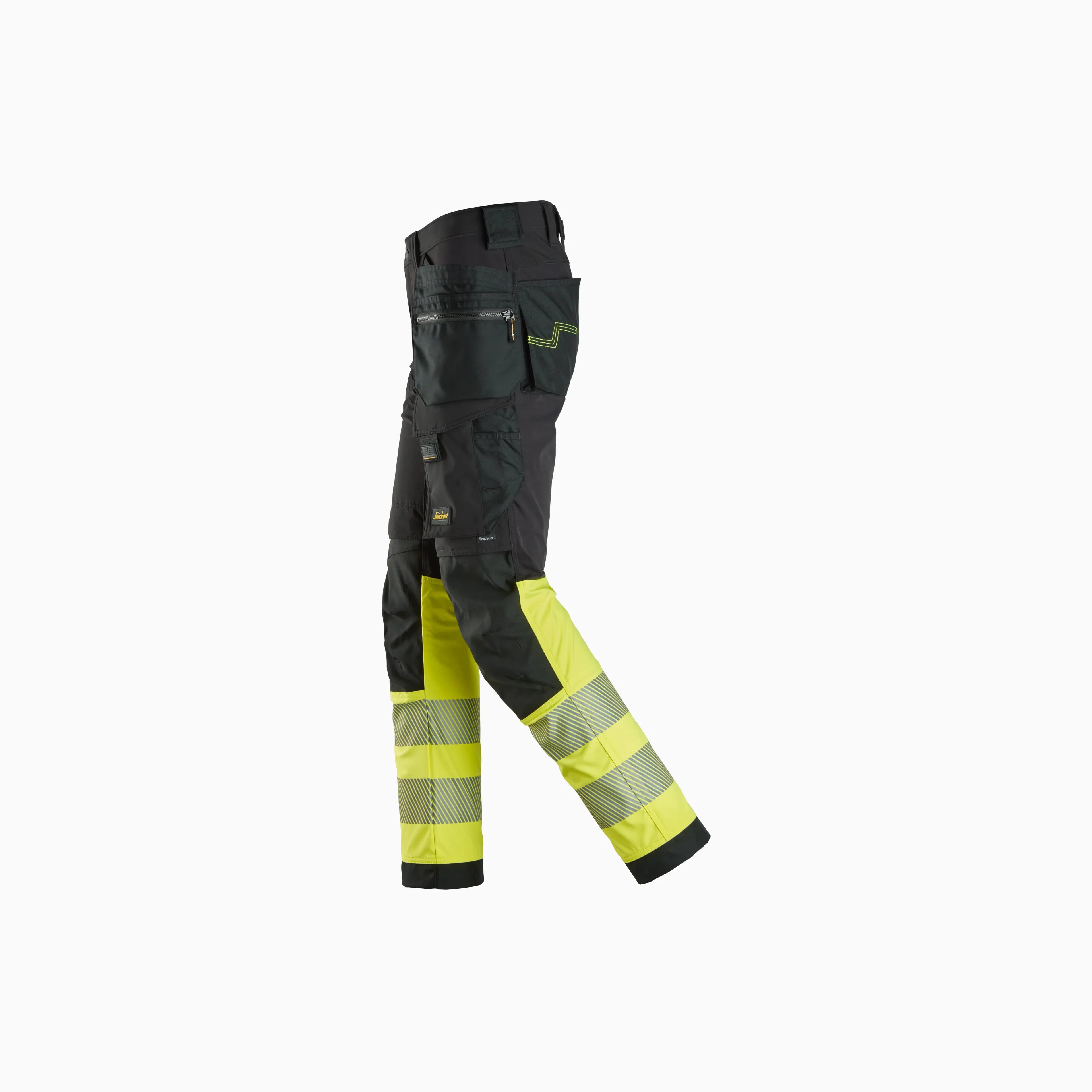 High-Vis, 4-way Stretch Trousers Holster Pockets Class 1