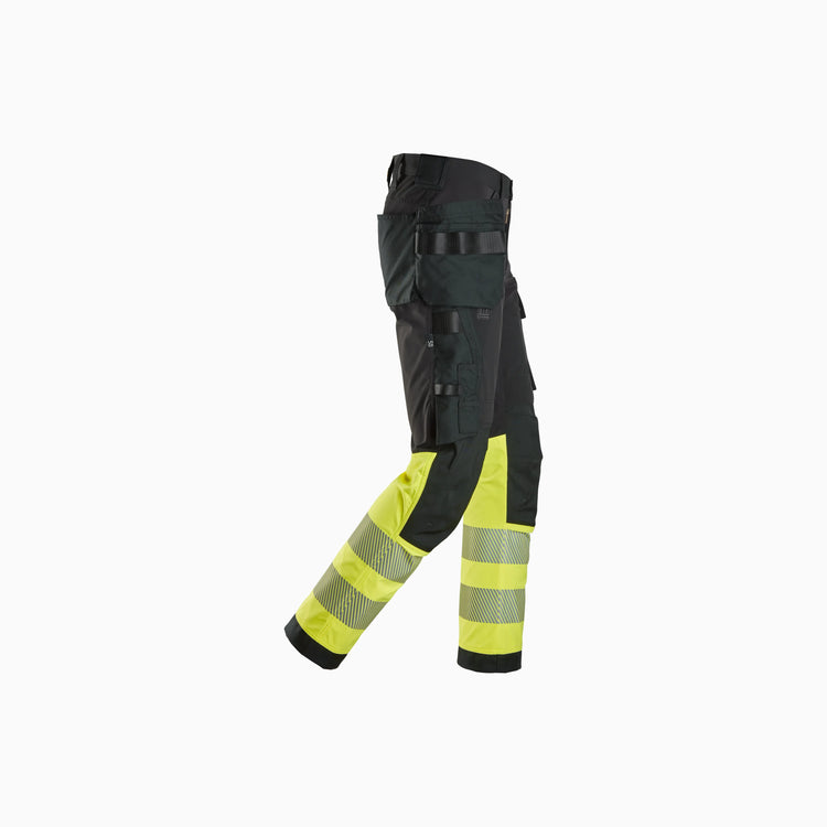 High-Vis, 4-way Stretch Trousers Holster Pockets Class 1