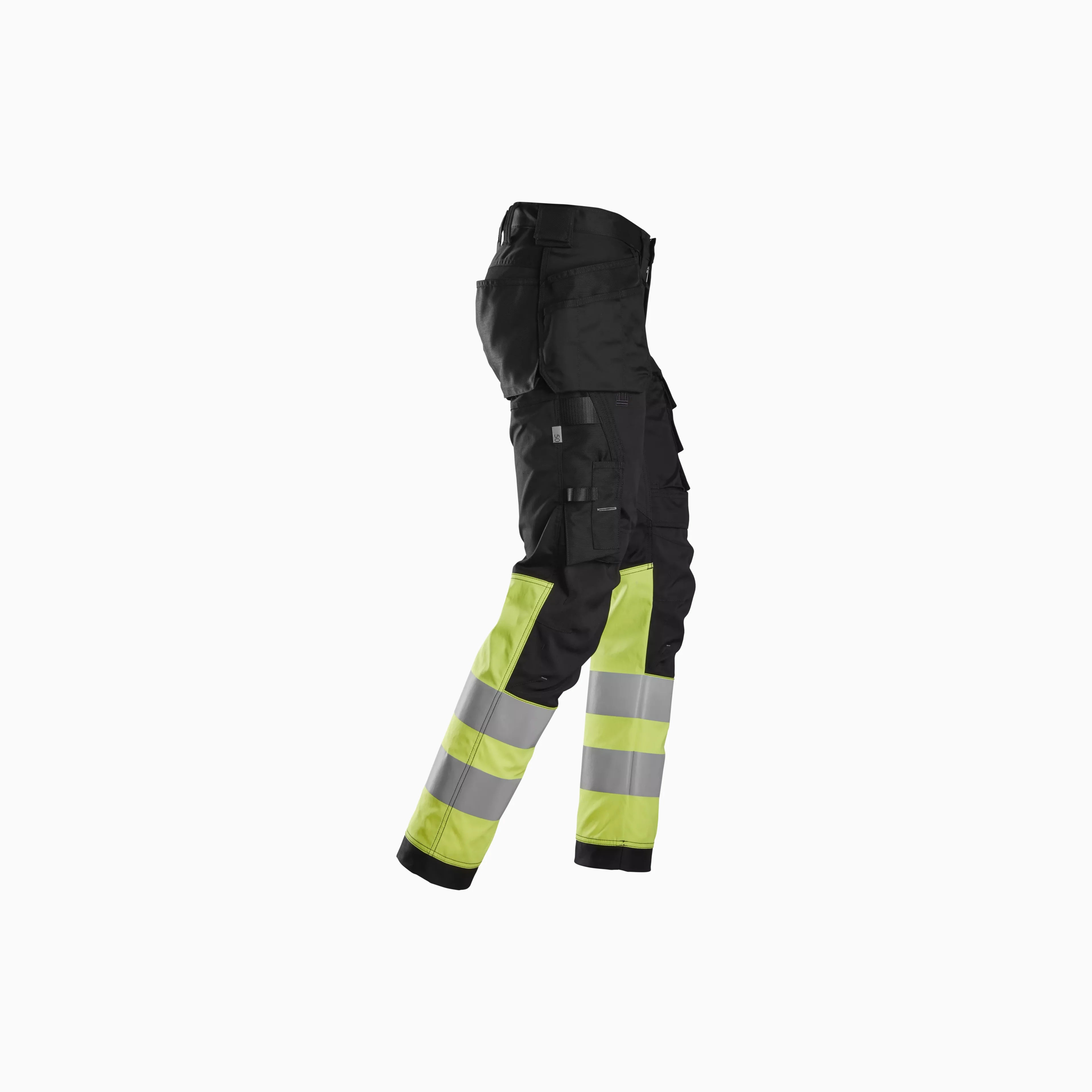 High-Vis Class 1, Stretch Trousers Holster Pockets