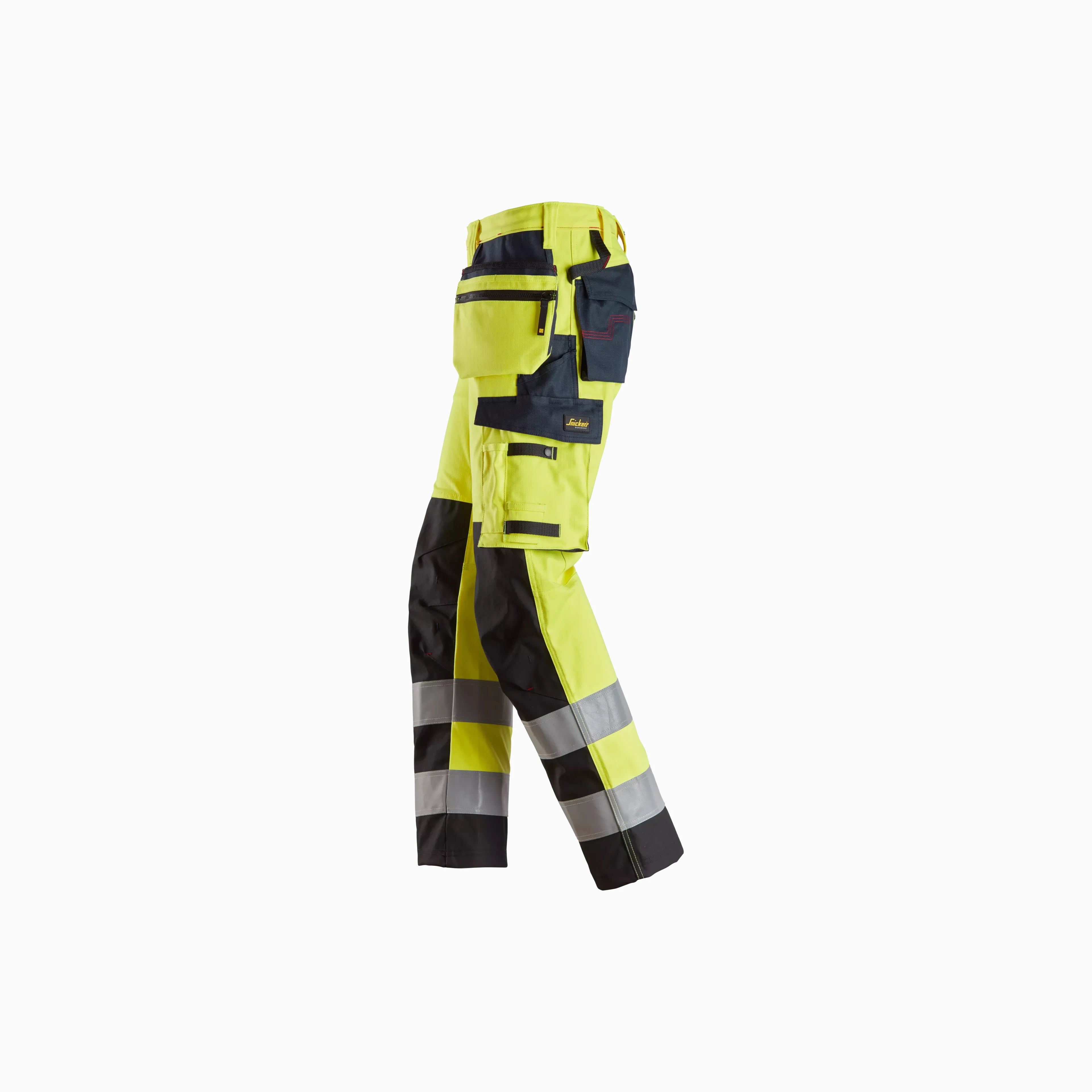 ProtecWork, Trousers Reinforced Shin, Holster Pockets High-Vis Class