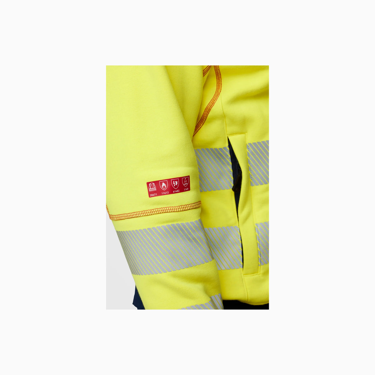 Arc Full Zip Sweater, High-Vis Class 3