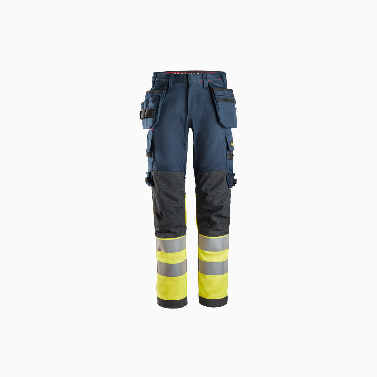 ProtecWork, Stretch Work Trousers Holster Pockets, High-Vis Class 1
