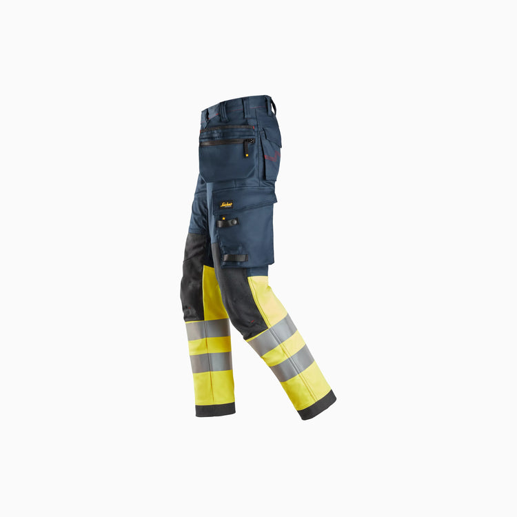 ProtecWork, Stretch Work Trousers Holster Pockets, High-Vis Class 1