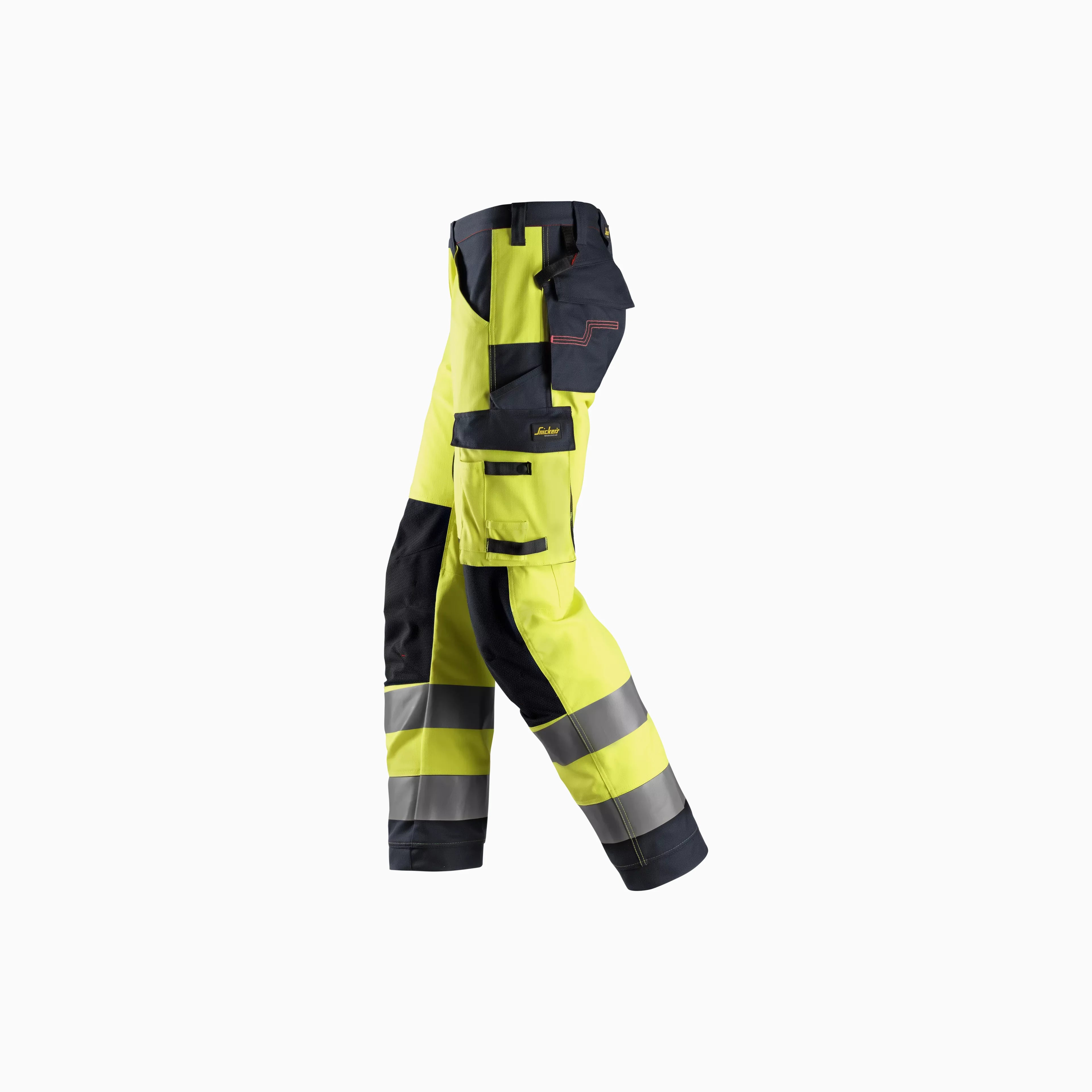 ProtecWork, Work Trousers Equal Leg Pockets, High-Vis Class 2