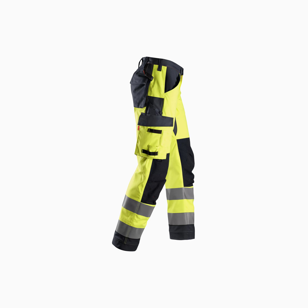 ProtecWork, Work Trousers Equal Leg Pockets, High-Vis Class 2