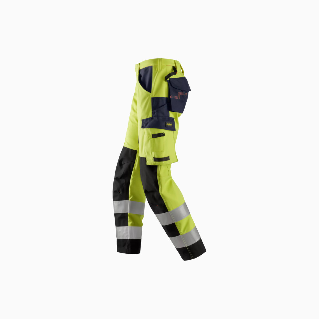 ProtecWork, Trousers Reinforced Shin, High-Vis Class 2