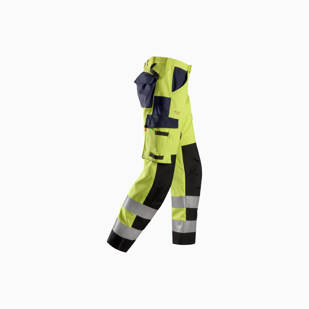ProtecWork, Trousers Reinforced Shin, High-Vis Class 2