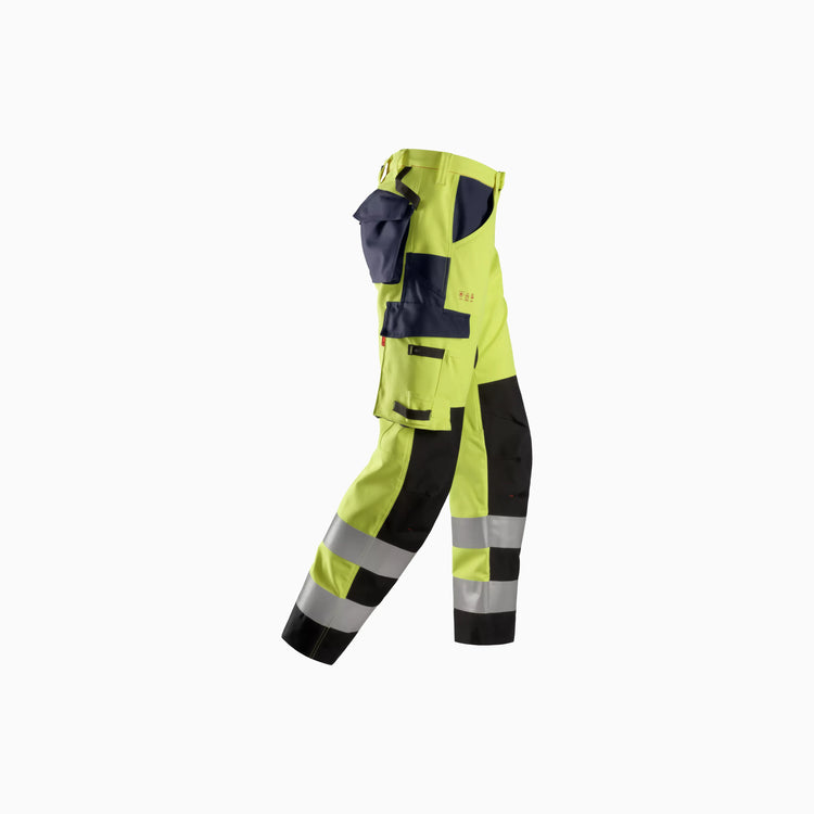 ProtecWork, Trousers Reinforced Shin, High-Vis Class 2