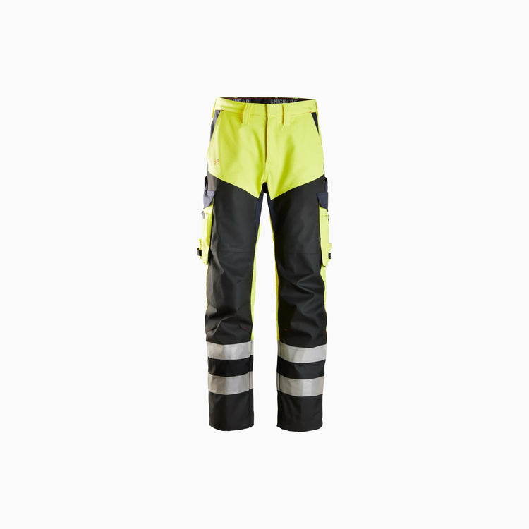 ProtecWork, Trousers Reinforced front of leg, High-Vis Class 1
