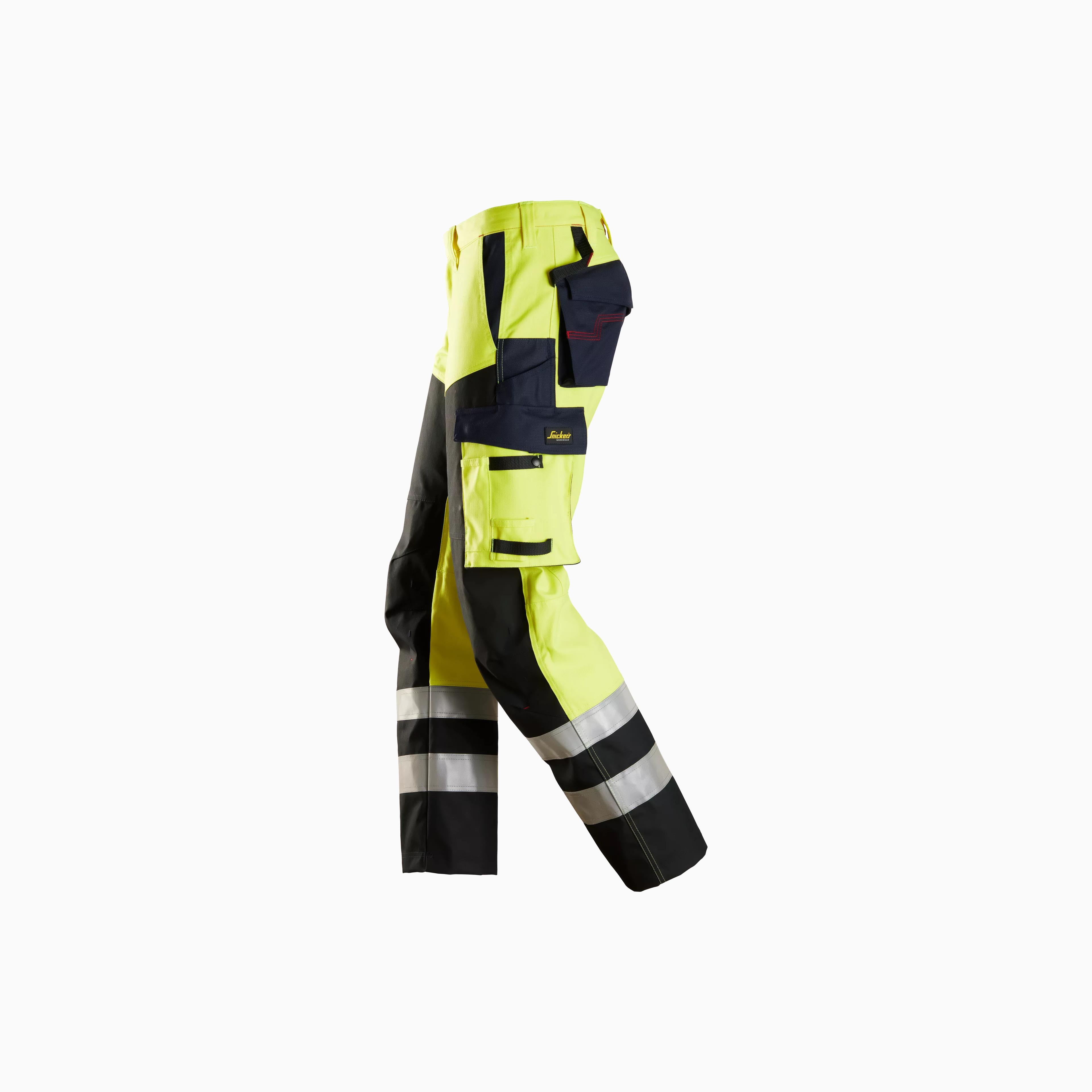 ProtecWork, Trousers Reinforced front of leg, High-Vis Class 1