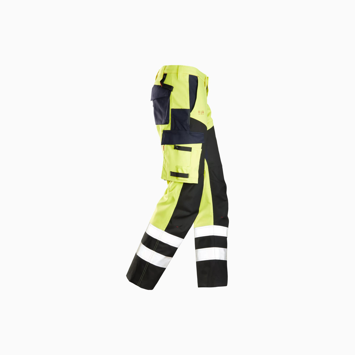 ProtecWork, Trousers Reinforced front of leg, High-Vis Class 1