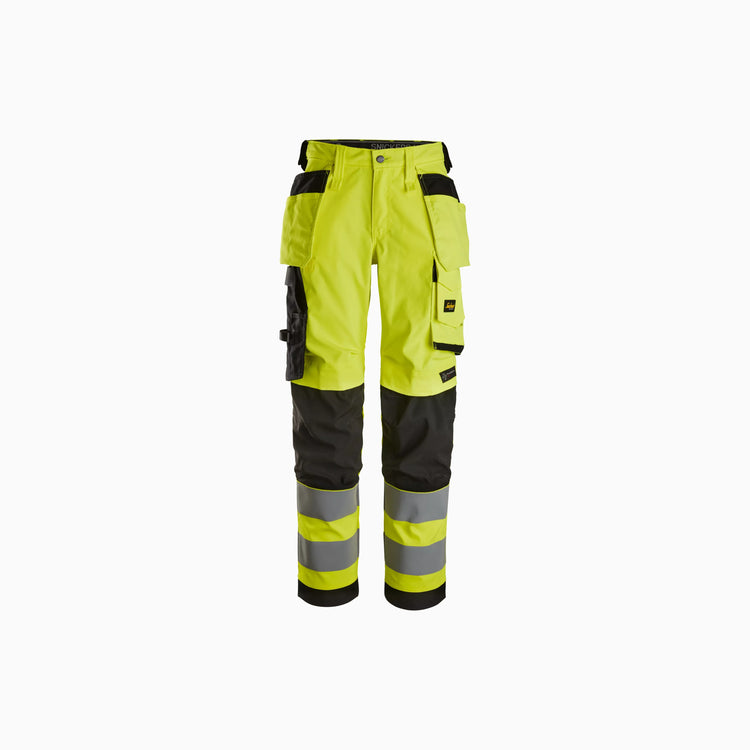 High-Vis Class 2, Women's Stretch Trousers Holster Pockets