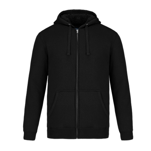 L00785 - Yolo - Adult Full-Zip Hooded Sweatshirt w/ Sherpa Fleece