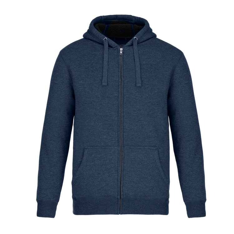 L00785 - Yolo - Adult Full-Zip Hooded Sweatshirt w/ Sherpa Fleece