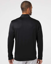 Adidas A295 Men's Textured Quarter-Zip Pullover