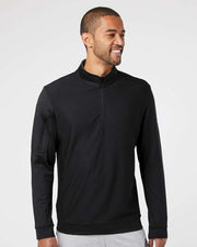 Adidas A295 Men's Textured Quarter-Zip Pullover