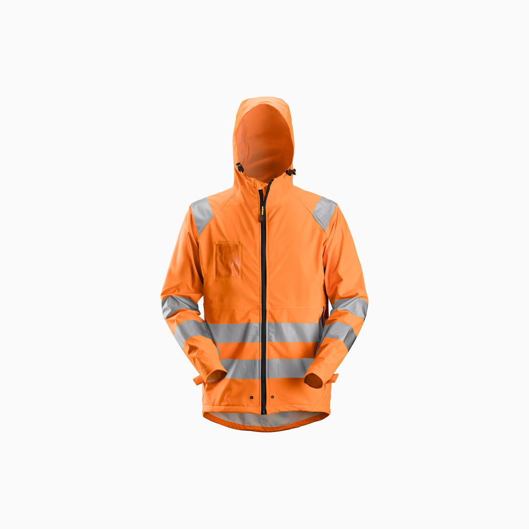 High-Vis PU Rain Jacket Class 3