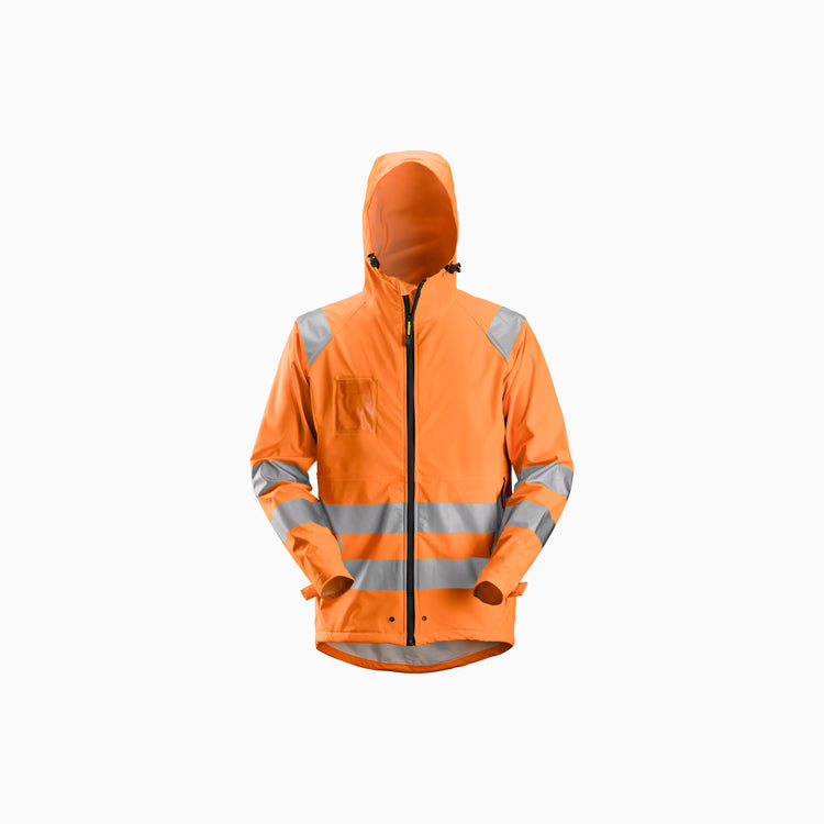 High-Vis PU Rain Jacket Class 3