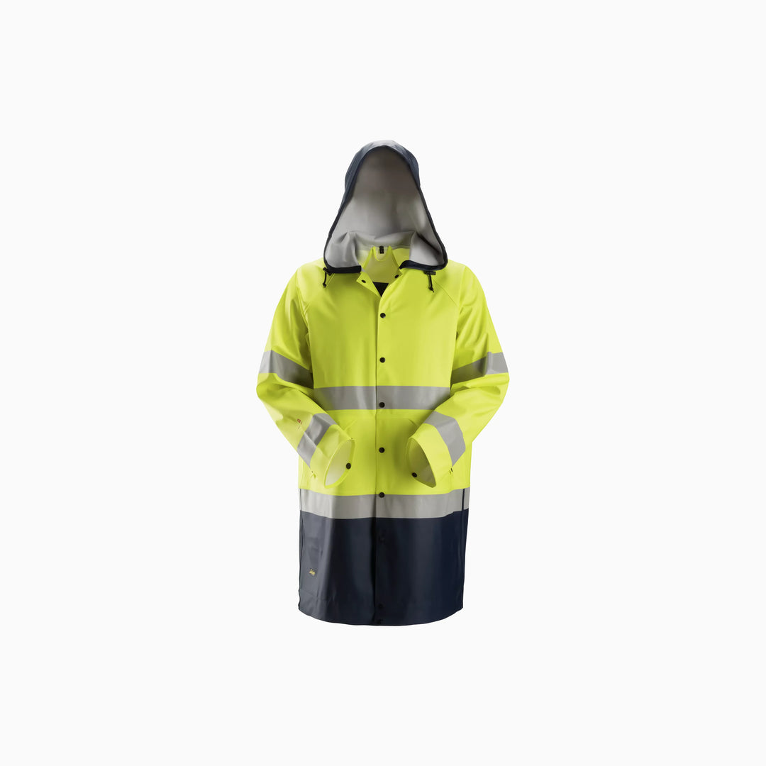 ProtecWork, Rain Jacket PU, High-Vis Class 3