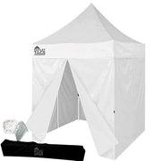 White 8×8 Pop Up Tent Canopy with 4 Walls