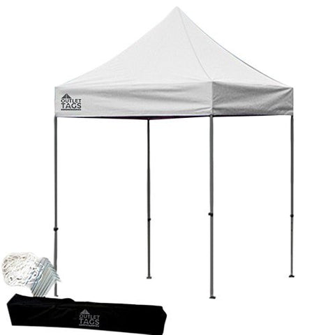 White 8×8 Pop Up Tent Canopy