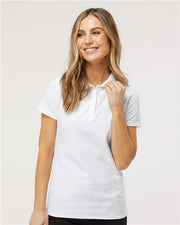 M&O Women's Soft Touch Polo - 7007