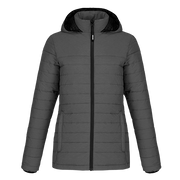 L00931 - Yukon - Ladies  Puffy Jacket w/ Detachable Hood