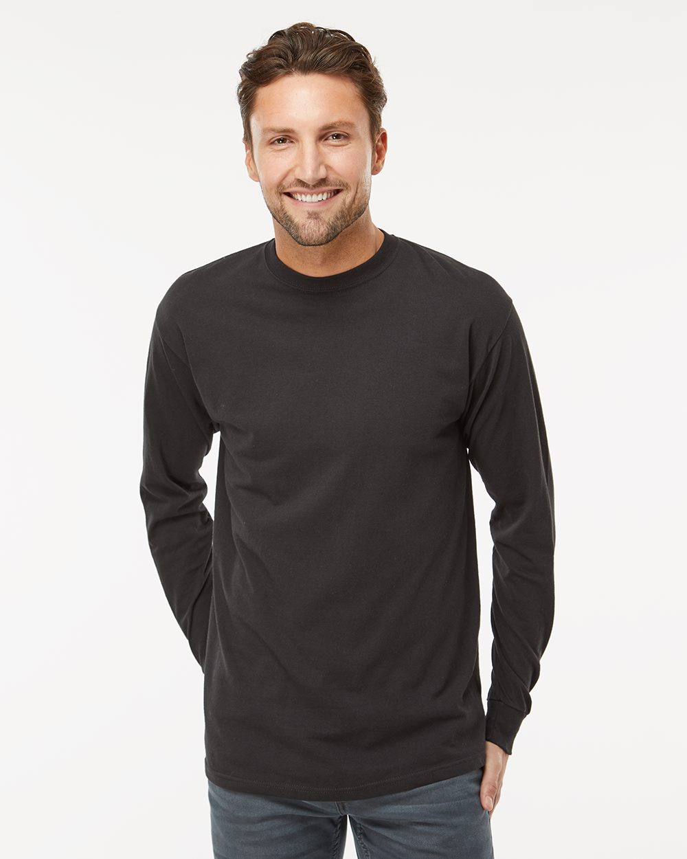M&amp;O Unisex Gold Soft Touch Long Sleeve T-Shirt - 4820