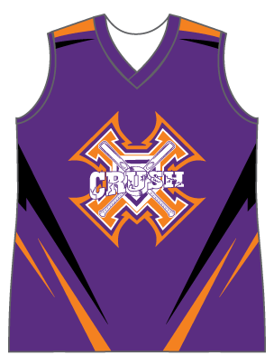 SUBLIMATED LADIES V-NECK BASEBALL JERSEY
