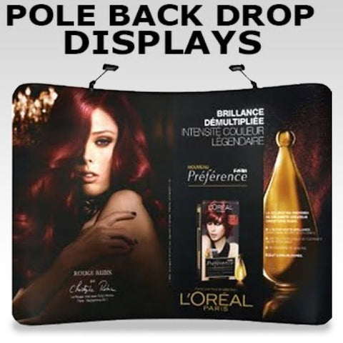 Pole Backdrop Displays
