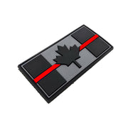 Canadian Thin Red Line - 1.5" x 3"