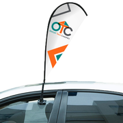 Teardrop Car Window Flag