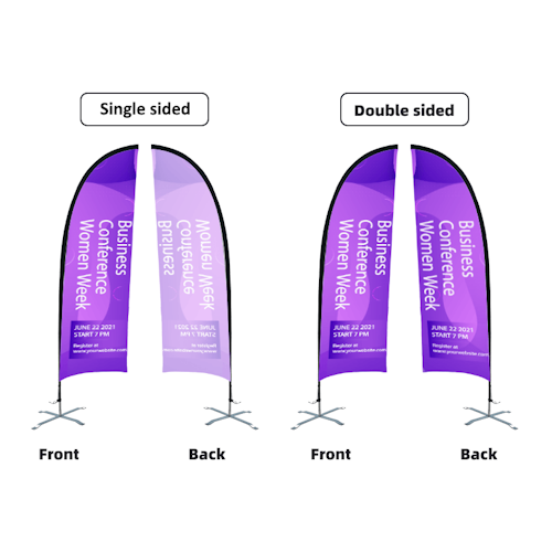 Concave Flag with Uni-Fit Pole