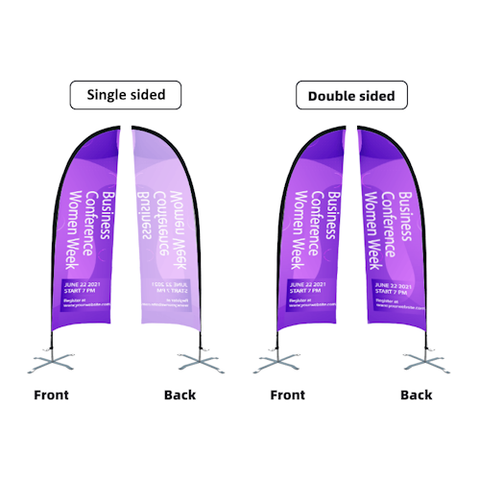 Concave Flag with Uni-Fit Pole