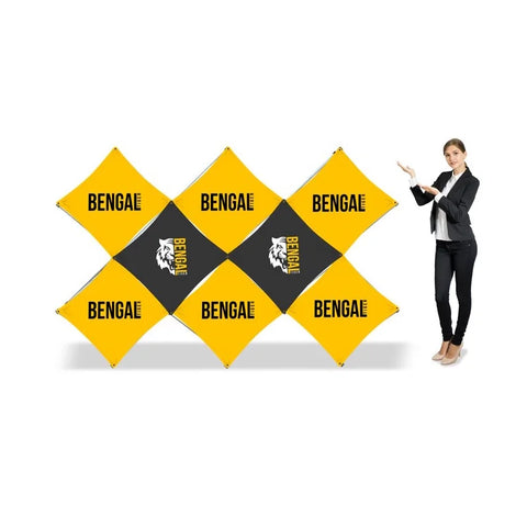 Double X Floor Grid Pop Up Display