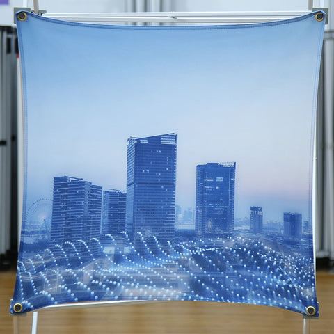 Double X Floor Grid Pop Up Display